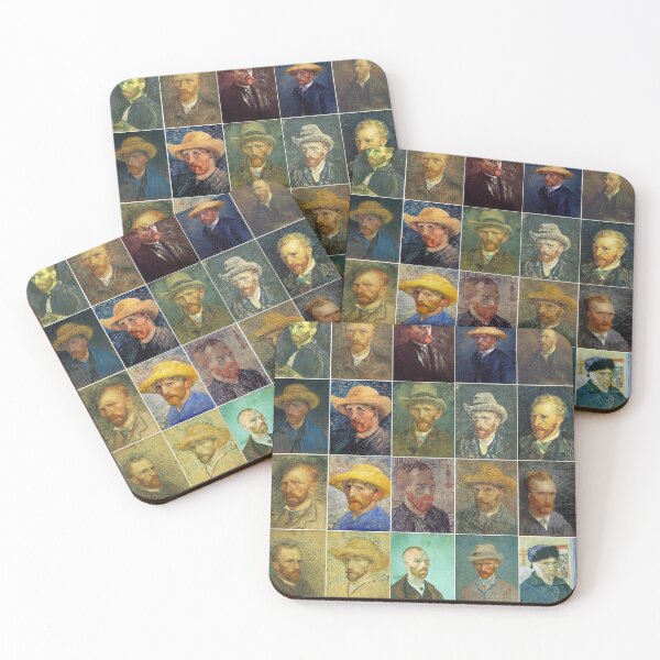 Item preview, Vincent van Gogh Self-Portraits designed and sold by Montage-Madness.