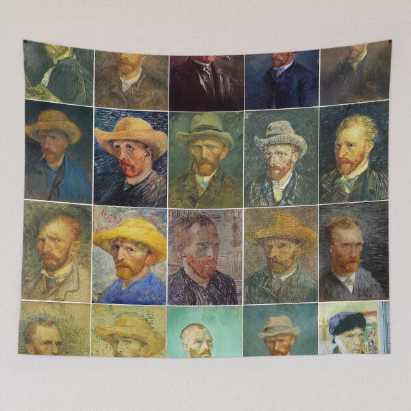 Item preview, Vincent van Gogh Self-Portraits designed and sold by Montage-Madness.