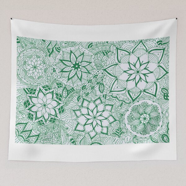 Item preview, Forest Green Mandala Improvisation designed and sold by MarisaGoncalves.