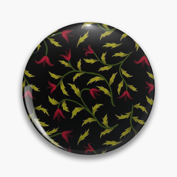 Item preview, Patrón de vid floral negro designed and sold by Dani Reber.