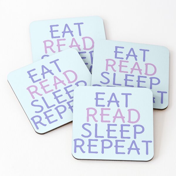 Item preview, Eat Read Sleep Repeat Drawing designed and sold by lovebubbles5.