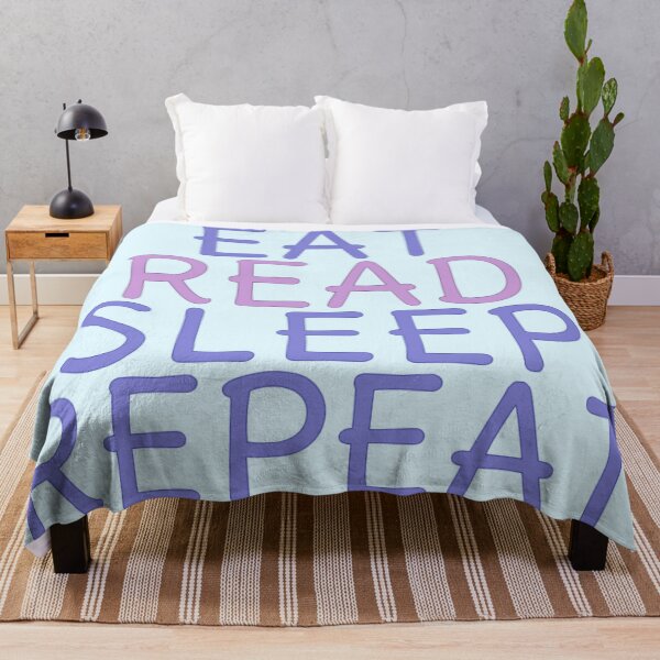 Item preview, Eat Read Sleep Repeat Drawing designed and sold by lovebubbles5.