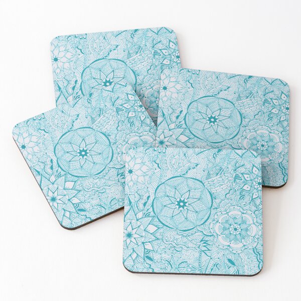 Item preview, Hawaiian Blue Mandala Improvisation designed and sold by MarisaGoncalves.