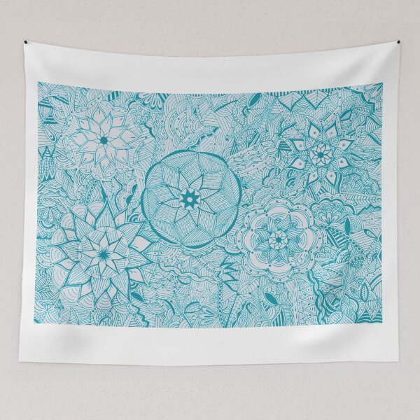 Item preview, Hawaiian Blue Mandala Improvisation designed and sold by MarisaGoncalves.