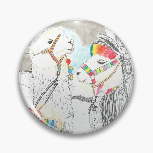 Item preview, Two lamas in Peru designed and sold by Crea-RiBo.