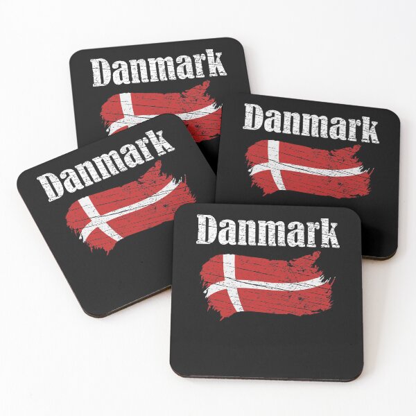 Item preview, Danmark Danish Flag Vintage Graphic - Denmark Lovers Tourists Souvenir Cool National Gift designed and sold by FunnySunny T-Shirts.
