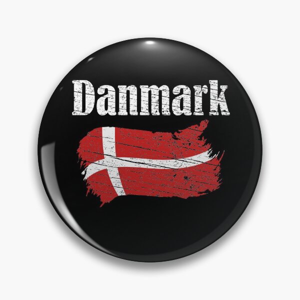 Item preview, Danmark Danish Flag Vintage Graphic - Denmark Lovers Tourists Souvenir Cool National Gift designed and sold by FunnySunny T-Shirts.