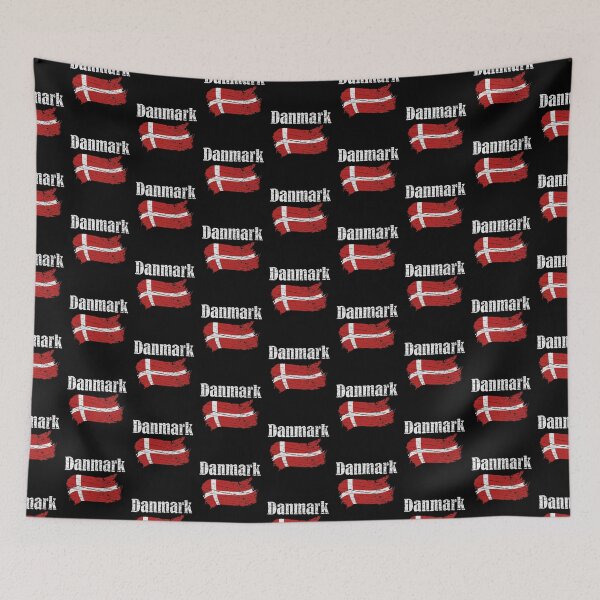 Item preview, Danmark Danish Flag Vintage Graphic - Denmark Lovers Tourists Souvenir Cool National Gift designed and sold by FunnySunny T-Shirts.
