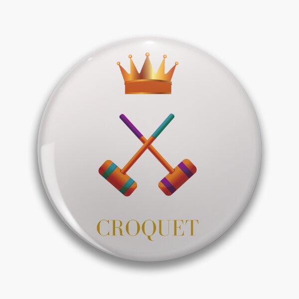 Item preview, Croquet mallets and crown designed and sold by Delicarte.