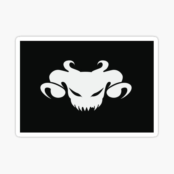 Shadow of the Demon Lord Mask Sticker