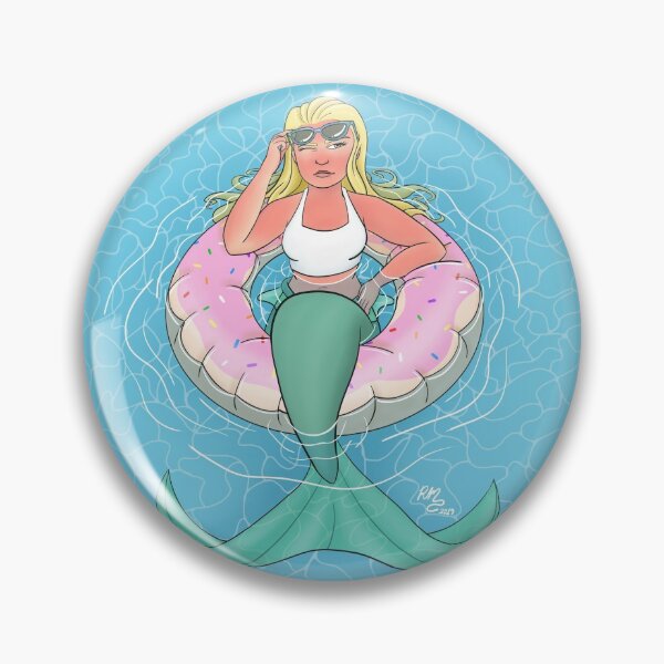 Item preview, Mermaid at the Pool designed and sold by Moodoodles.