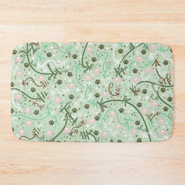 Item preview, Mint Chip Paw Prints designed and sold by vanillakirsty.