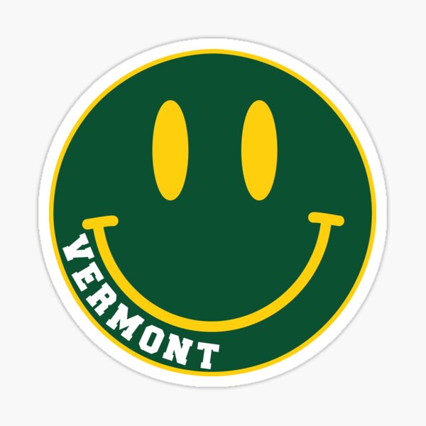 Vermont Smiley Face Sticker