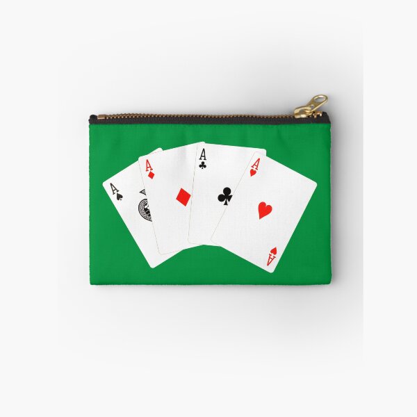 Item preview, Four ase isolated on a green. designed and sold by IaroslavB.