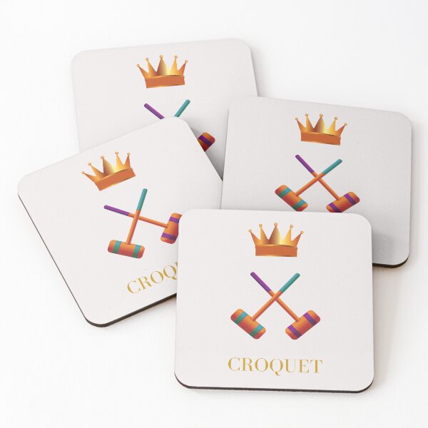 Item preview, Croquet mallets and crown designed and sold by Delicarte.