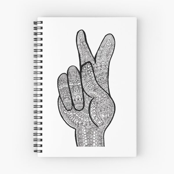 Item preview, Peace Symbol Zentangle designed and sold by DesignPMG.