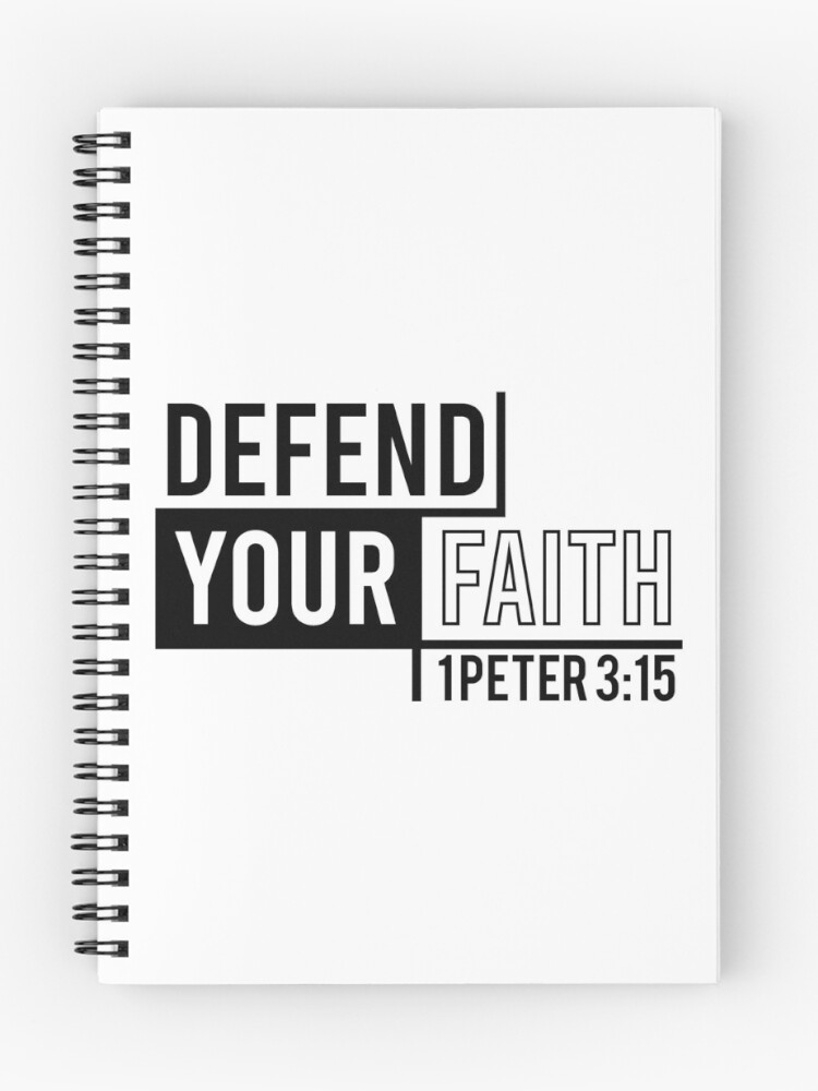 Thumbnail 1 of 3, Journal, Defend Your Faith designed and sold by ZMorrisDesigns.