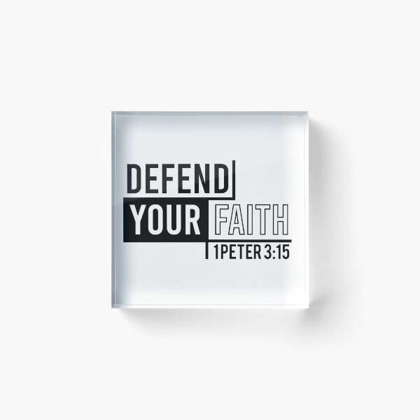 Item preview, Defend Your Faith designed and sold by ZMorrisDesigns.