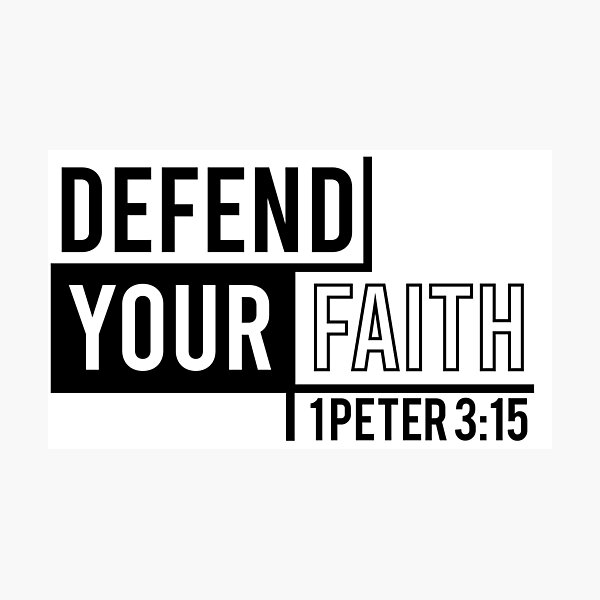 Item preview, Defend Your Faith designed and sold by ZMorrisDesigns.
