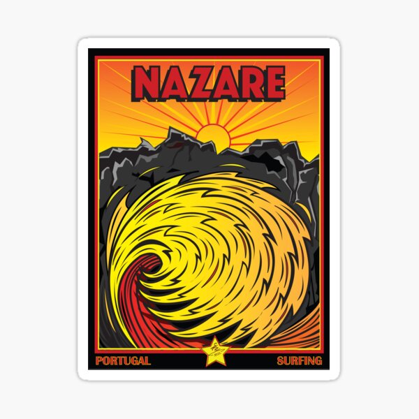 Item preview, SURFING NAZARE PORTUGAL designed and sold by Larry Butterworth.
