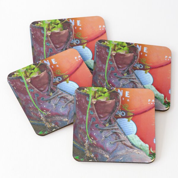 Item preview, boot with flowers  designed and sold by ladytgaj.
