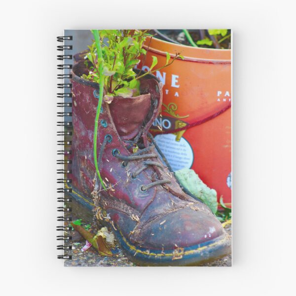 Item preview, boot with flowers  designed and sold by ladytgaj.