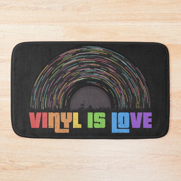 Item preview, Rainbow Vinyl is love (black) designed and sold by animinimal.