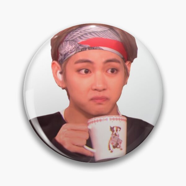 V Tee - BTS Button