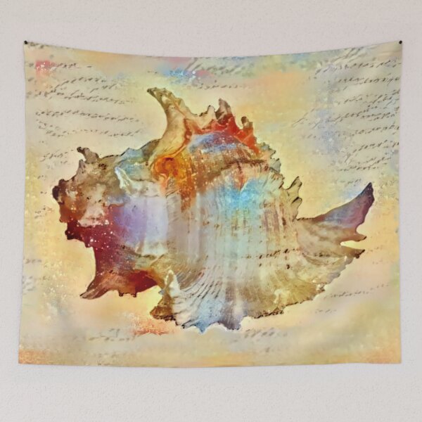 Item preview, Caracol Rosada. Pink-mouthed Murex designed and sold by ArtlyStudio.
