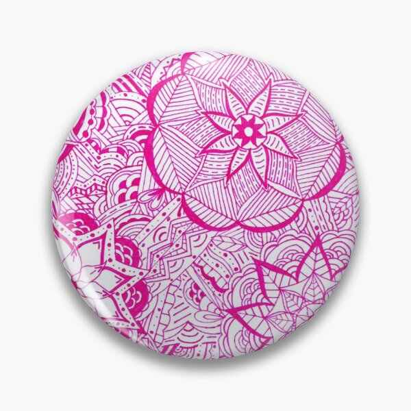 Item preview, Hot Pink Mandala Improvisation designed and sold by MarisaGoncalves.