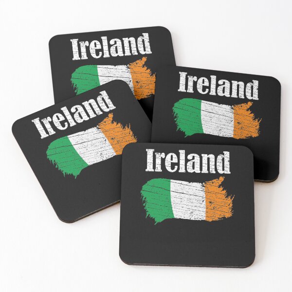Item preview, Ireland Irish Flag Vintage Graphic - Ireland Lovers Tourists Souvenir Cool National Gift designed and sold by FunnySunny T-Shirts.