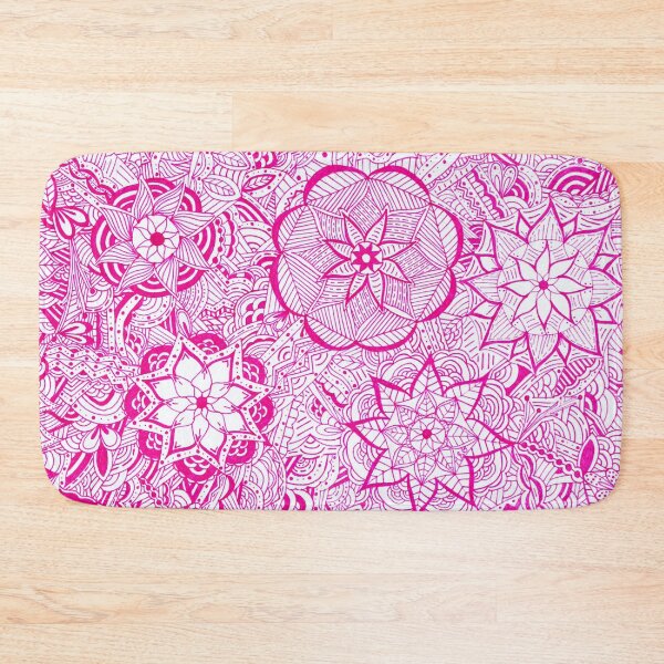 Item preview, Hot Pink Mandala Improvisation designed and sold by MarisaGoncalves.