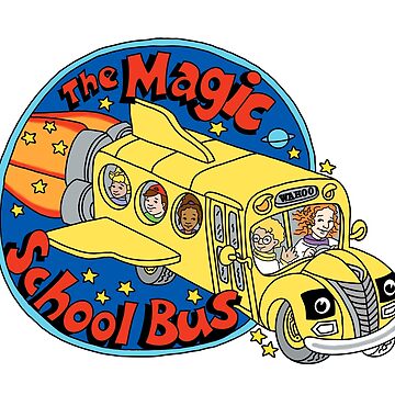 Vorschaubild zum Design Aufkleber „Magischer Schulbus“ von Sara-tonin