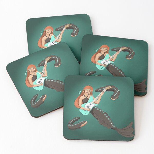 Item preview, Punk Mermaid with Electric Eels designed and sold by Moodoodles.