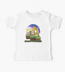 Mr Stampy cat and dogs at sunset Baby T-Shirt