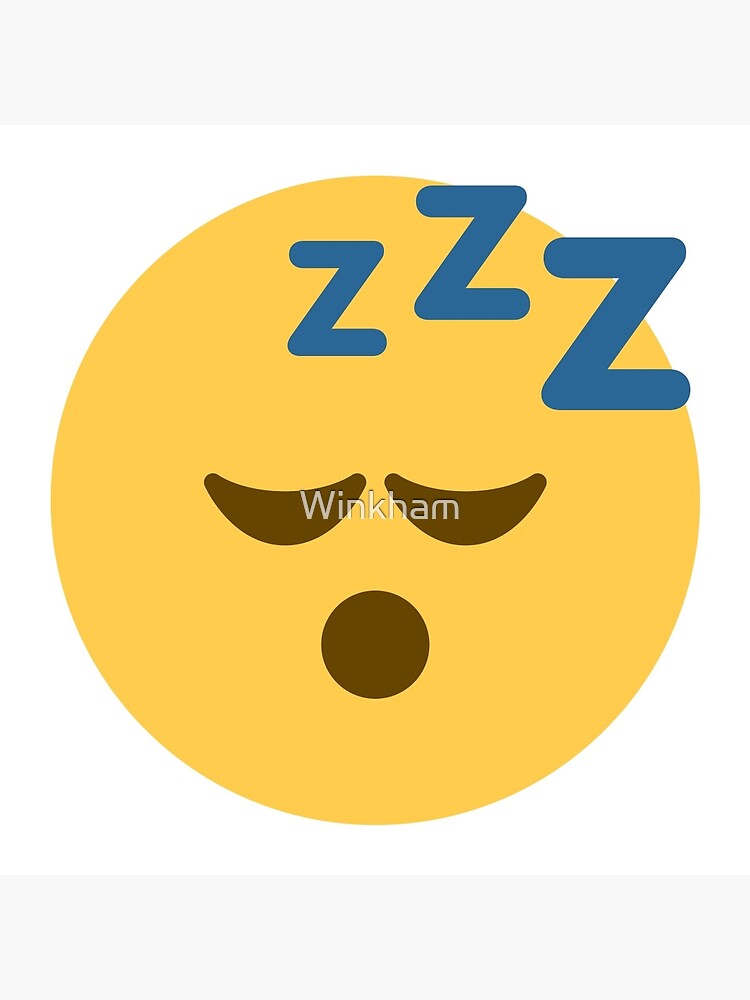 Sleeping Face Emoji Pillow Sleep Face Zzz Face Emoji 