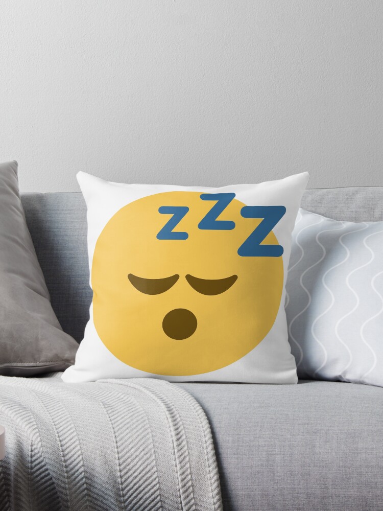 Sleeping Face Emoji Pillow Sleep Face Zzz Face Emoji 