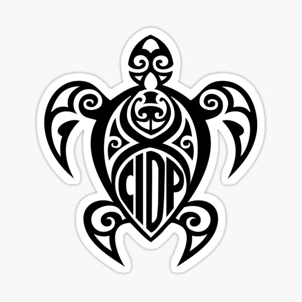 CIDP Black Turtle Sticker