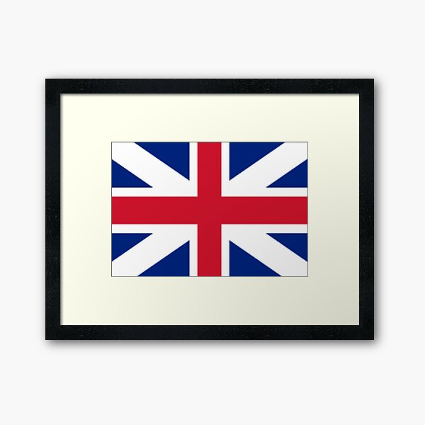 Great Britain Flag Framed Art Print