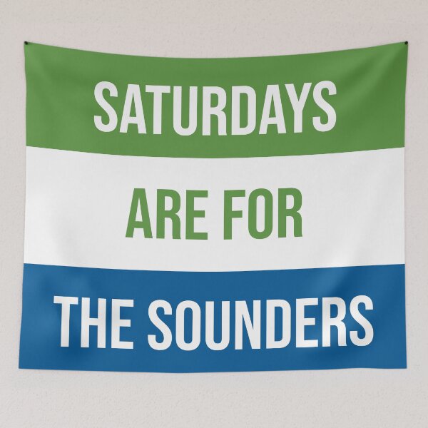 Item preview, Saturdays Are For The Sounders designed and sold by SaltyTuba.
