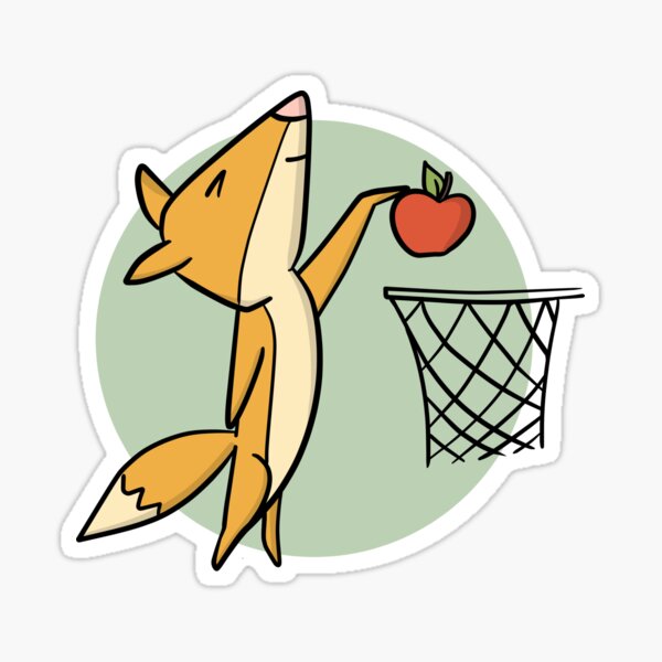 Fox. Sticker