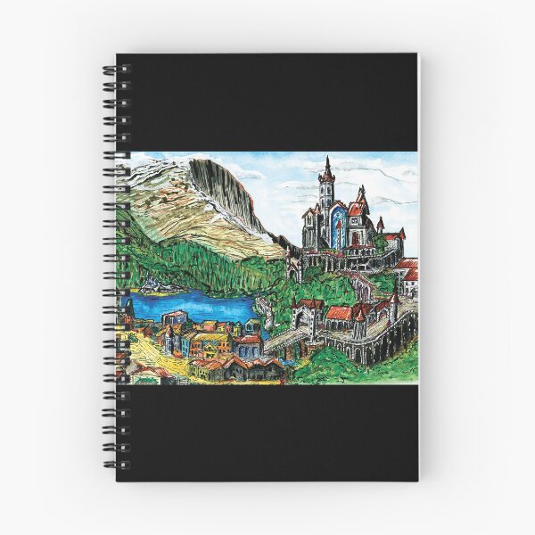 Item preview, Toussaint / Beauclair - The Witcher Watercolor designed and sold by bslatecreations.