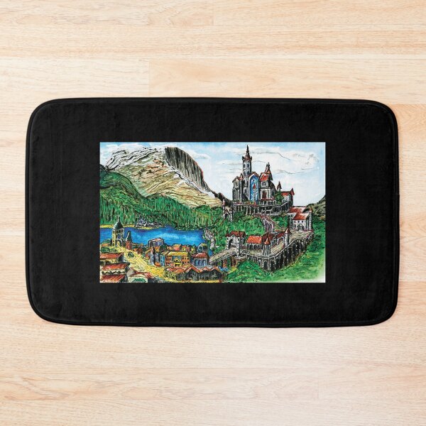 Item preview, Toussaint / Beauclair - The Witcher Watercolor designed and sold by bslatecreations.