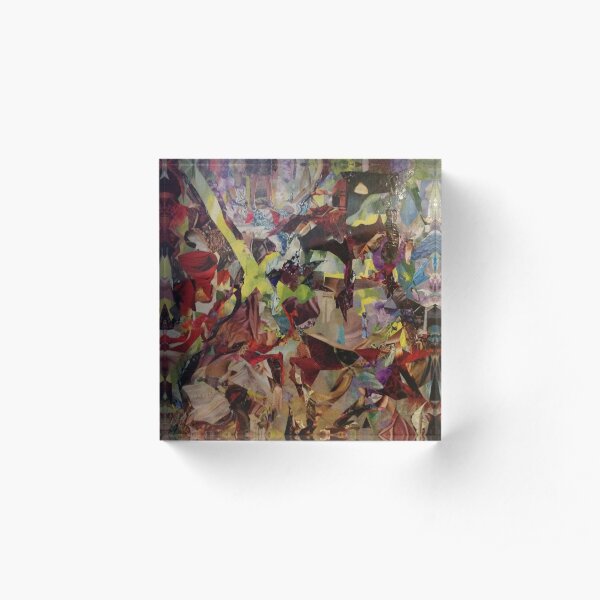 The Gold Behind her Eyes Acrylic Block