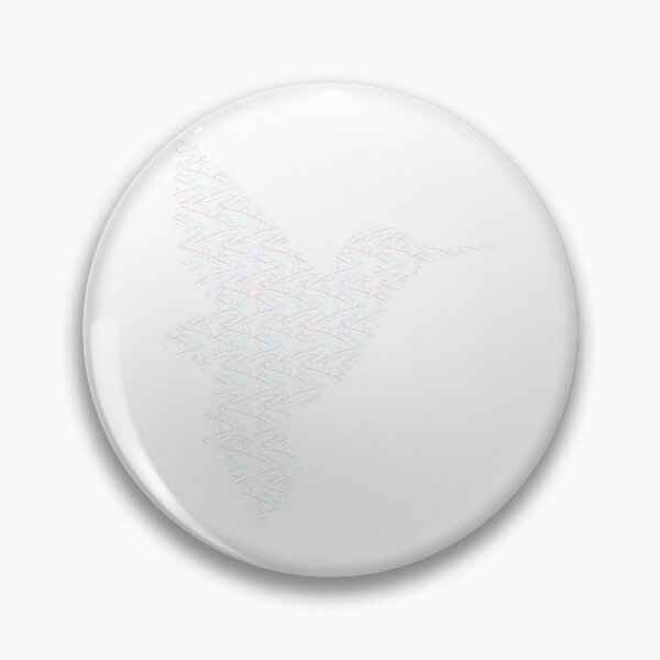 Item preview, Flocking Hummingbird Hearts - Hidden Silhouette designed and sold by weavernap.