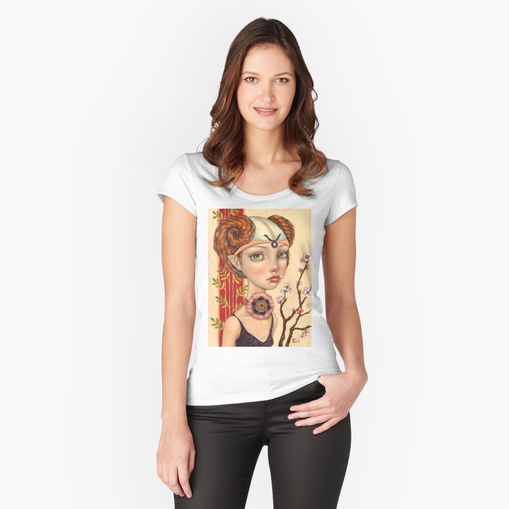 Item preview, Fitted Scoop T-Shirt designed and sold by tanyabond.