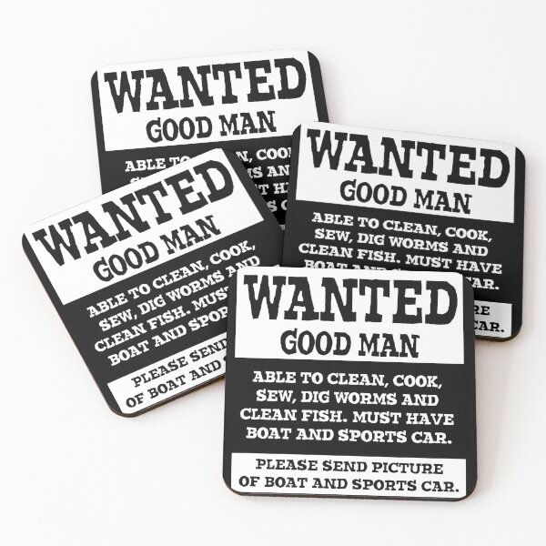 Artikelvorschau, Guter Mann gesucht (wanted good man) entworfen und verkauft von Crea-RiBo.