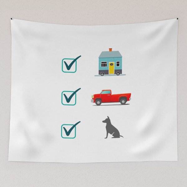 Item preview, Tiny House Check, Truck Check, Dog Check designed and sold by iosta.