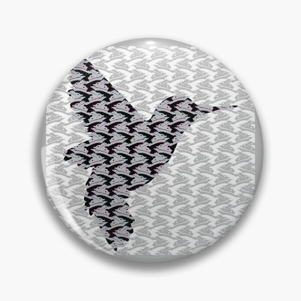 Item preview, Flocking Hummingbird Hearts - Winter Silhouette designed and sold by weavernap.