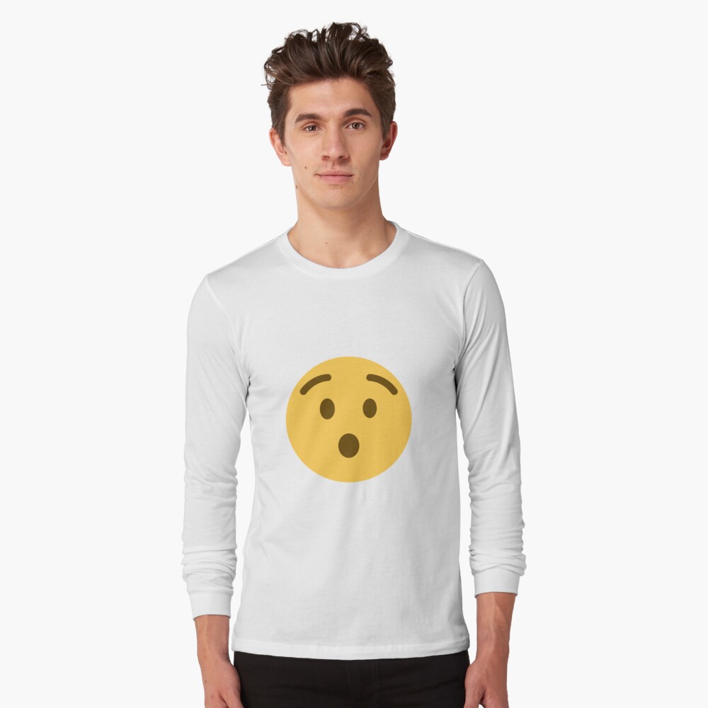 Worried Face Emoji. Hushed Feeling Comic Graphic by microvectorone ·  Creative Fabrica